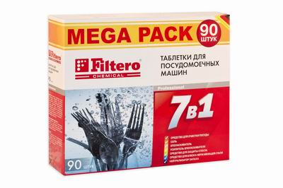 Таблетки для ПММ Filtero от RBT.ru Таблетки для ПММ Filtero от RBT.ru