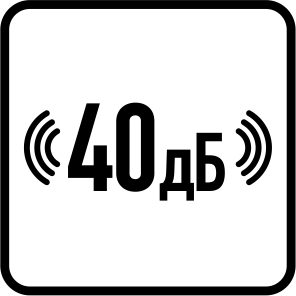 Максимальный уровень шума внутреннего блока