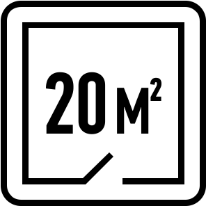 Площадь обогрева