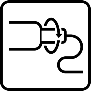 Вращение шнура