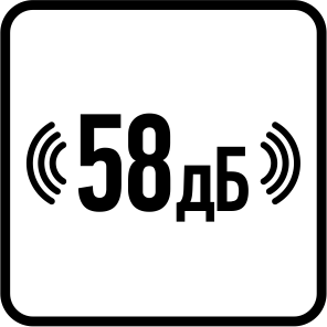 Уровень шума при стирке