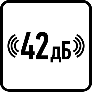 Уровень шума при работе