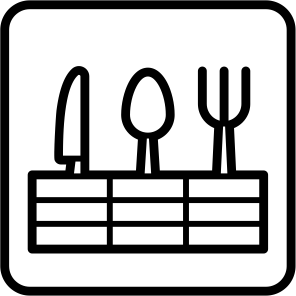 Регулируемая по высоте корзина для посуды