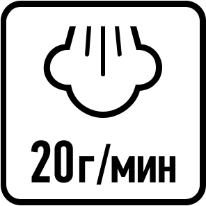 Расход при постоянной подаче пара