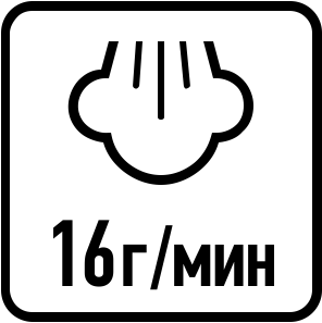 Расход при постоянной подаче пара