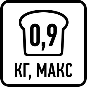 Максимальный вес выпечки