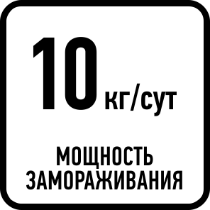 Мощность замораживания