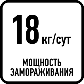 Мощность замораживания