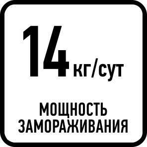Мощность замораживания