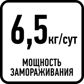 Мощность замораживания