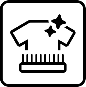 Ворсистая щетка в комплекте