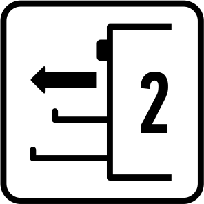 Количество уровней с телескопическими направляющими