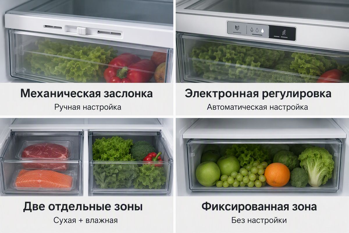 Какие бывают системы зоны свежести