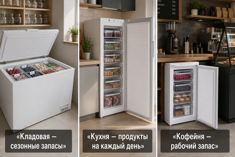 Какой морозильник подходит для разных условий