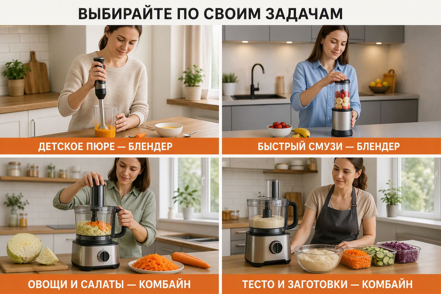 Что выбрать для разных сценариев