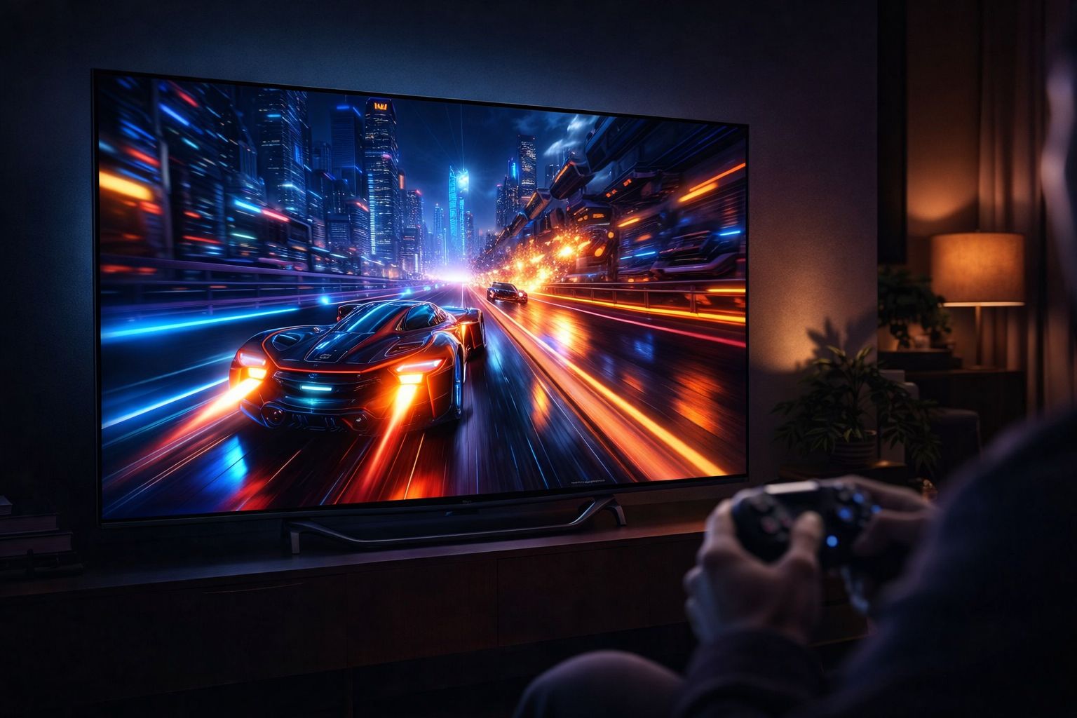 Игра на телевизоре Haier S4