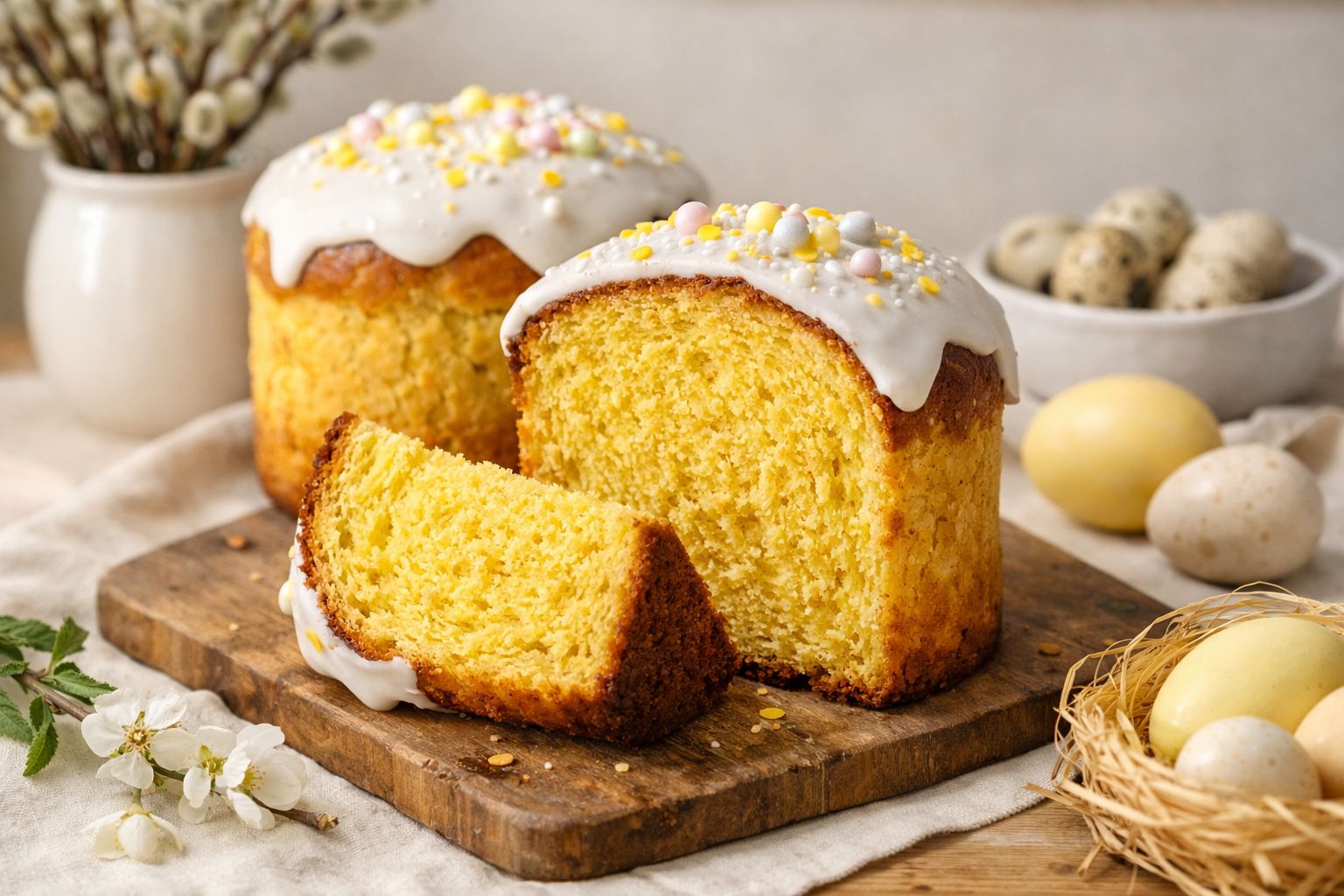 Кулич на желтках