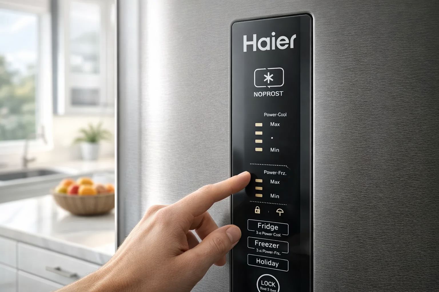 Внешняя электронная панель холодильника Haier