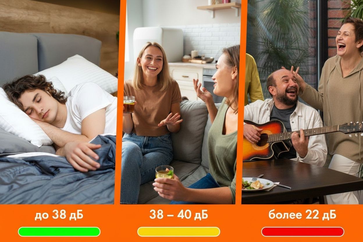 Примеры уровня шума