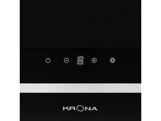 Вытяжка KRONA DOMENIKA 600 BLACK/INOX S