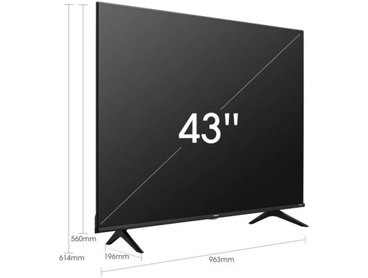 4K (Ultra HD) Smart телевизор HISENSE 43A6K