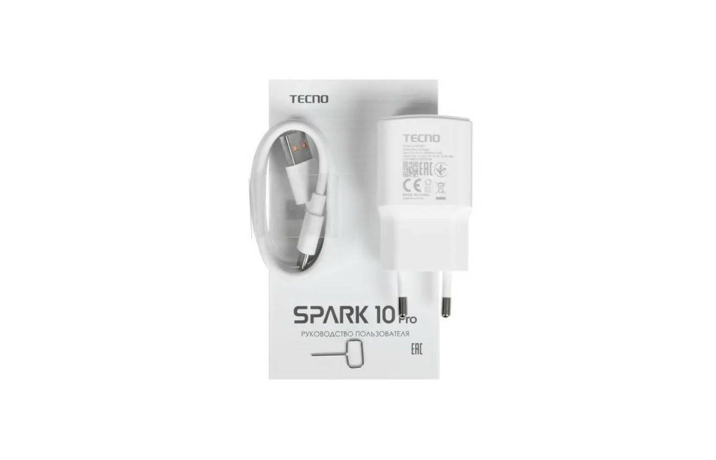 Смартфон tecno spark 10 8 128 белый