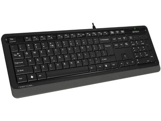Клавиатура проводная A4Tech Fstyler FK10 черный/серый (FK10 GREY)