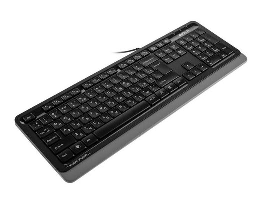 Клавиатура проводная A4Tech Fstyler FK10 черный/серый (FK10 GREY)