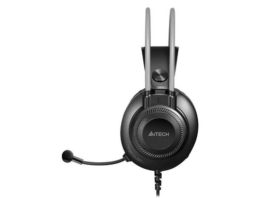 Наушники с микрофоном проводные A4Tech Fstyler FH200U серый (FH200U GREY)