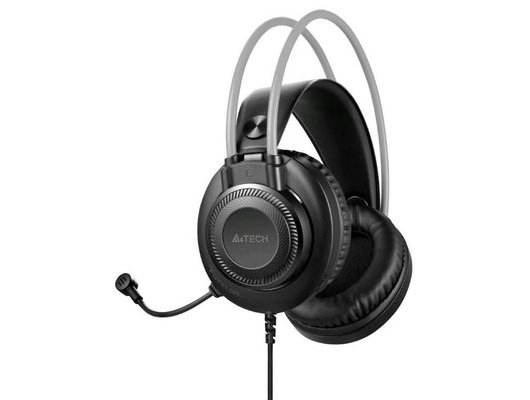 Наушники с микрофоном проводные A4Tech Fstyler FH200U серый (FH200U GREY)