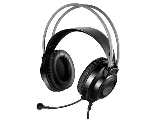 Наушники с микрофоном проводные A4Tech Fstyler FH200U серый (FH200U GREY)