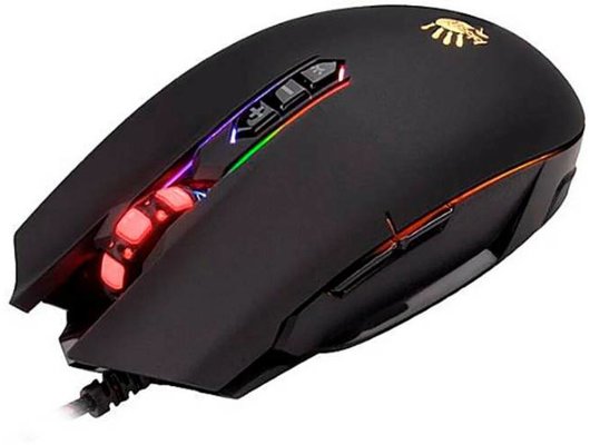 Мышь проводная игровая A4Tech Bloody Q80 черный