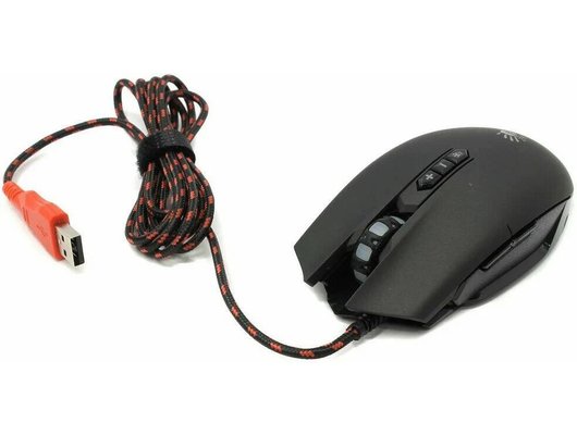 Мышь проводная игровая A4Tech Bloody Q80 черный