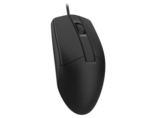 Мышь проводная A4Tech OP-330 черный (OP-330 BLACK)