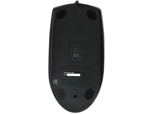 Мышь проводная A4Tech OP-330 черный (OP-330 BLACK)