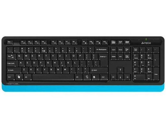 Клавиатура+мышь A4Tech Fstyler FG1010 черный/синий (FG1010 BLUE)