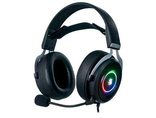 Игровые наушники проводные A4Tech Bloody G535 черный/серебристый (G535 (BLACK+SILVER) USB)