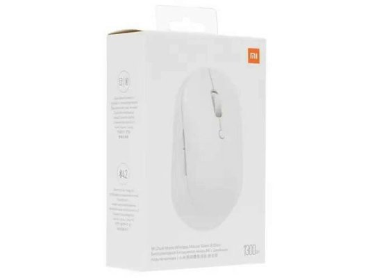 Мышь беспроводная Xiaomi Mi Dual Mode Wireless Mouse Silent Edition (White)