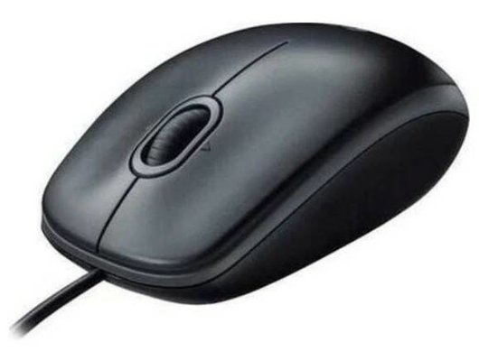Мышь проводная Logitech M100 Dark