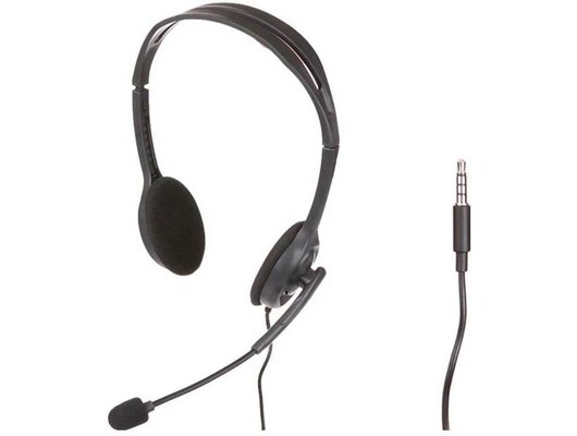 Наушники с микрофоном проводные Logitech Stereo Headset H111 Black