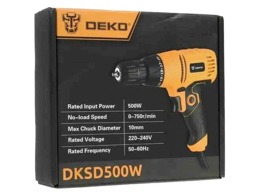 Дрель DEKO DKSD500W (063-4053)