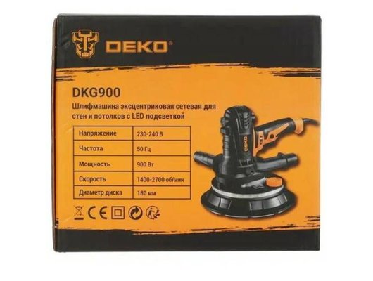 Эксцентриковая шлифовальная машина DEKO DKG900 (063-2207)