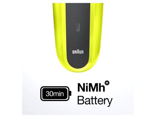 Сеточная бритва BRAUN S3 300s Black/Volt Green (ПИ)