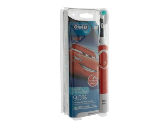 Зубная щетка электрическая для детей ORAL-B Vitality Kids D100.413.2K Cars (ПИ)