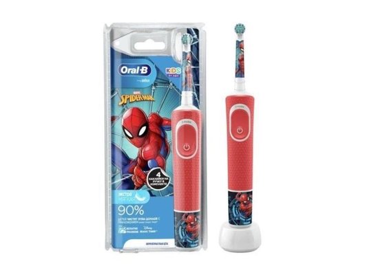 Зубная щетка электрическая для детей ORAL-B Vitality Kids D100.413.2K Spiderman (ПИ)