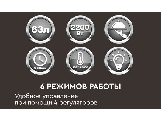 Электрическая мини-печь GFGril GFO-62