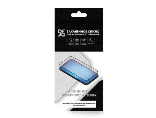 Стекло DF для Infinix Note 30 (5G)/ Hot 30/Note 30 (4G) inColor-13 (black)