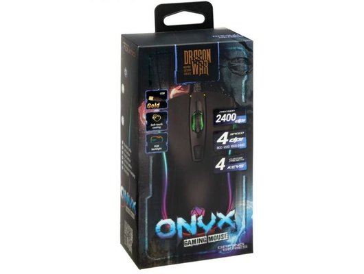 Мышь проводная игровая Qumo Onyx RGB M73