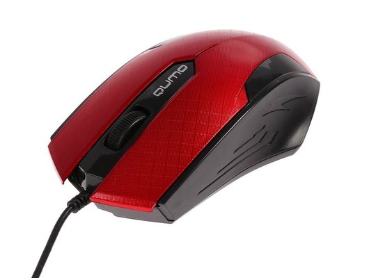 Мышь проводная Qumo Office M14 Red