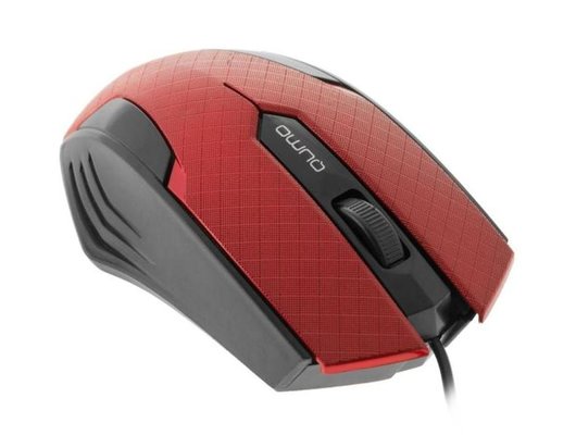 Мышь проводная Qumo Office M14 Red